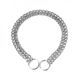 Flat Opened Steel Choke Chain,Dog Chain Collar