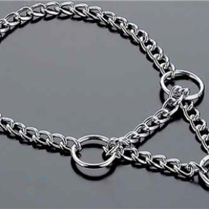 Flat Closed Steel Choke Chain,Dog Chain Collar