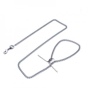 Steel Chain Dog Round Tie Chain Lead With T Handle