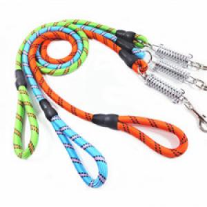 Nylon Round Dog Leash With Spring